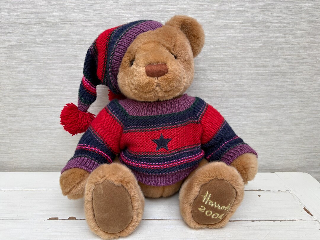 Harrods Thomas Bear Teddy Bear Plush Soft Toy 2004 Collectable