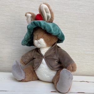 Officiell Enesco Beatrix Potter Benjamin Kanin Stor Plysch Gosedjur Peter Kanin 23 cm Sittande