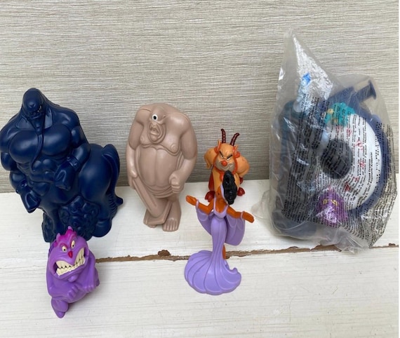 Hercules Vintage Mcdonald's Happy Meal Plastic Toys Disney 1996