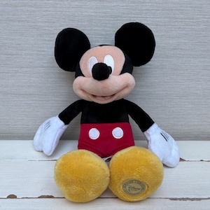 Musse Pigg Disney Store Mjukisdjur Plysch 13" Äkta Officiell Autentisk bild 1
