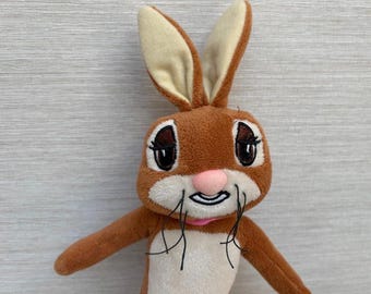 Vintage Cadbury World Bunny Rabbit Chocolate Caramel Plush Soft