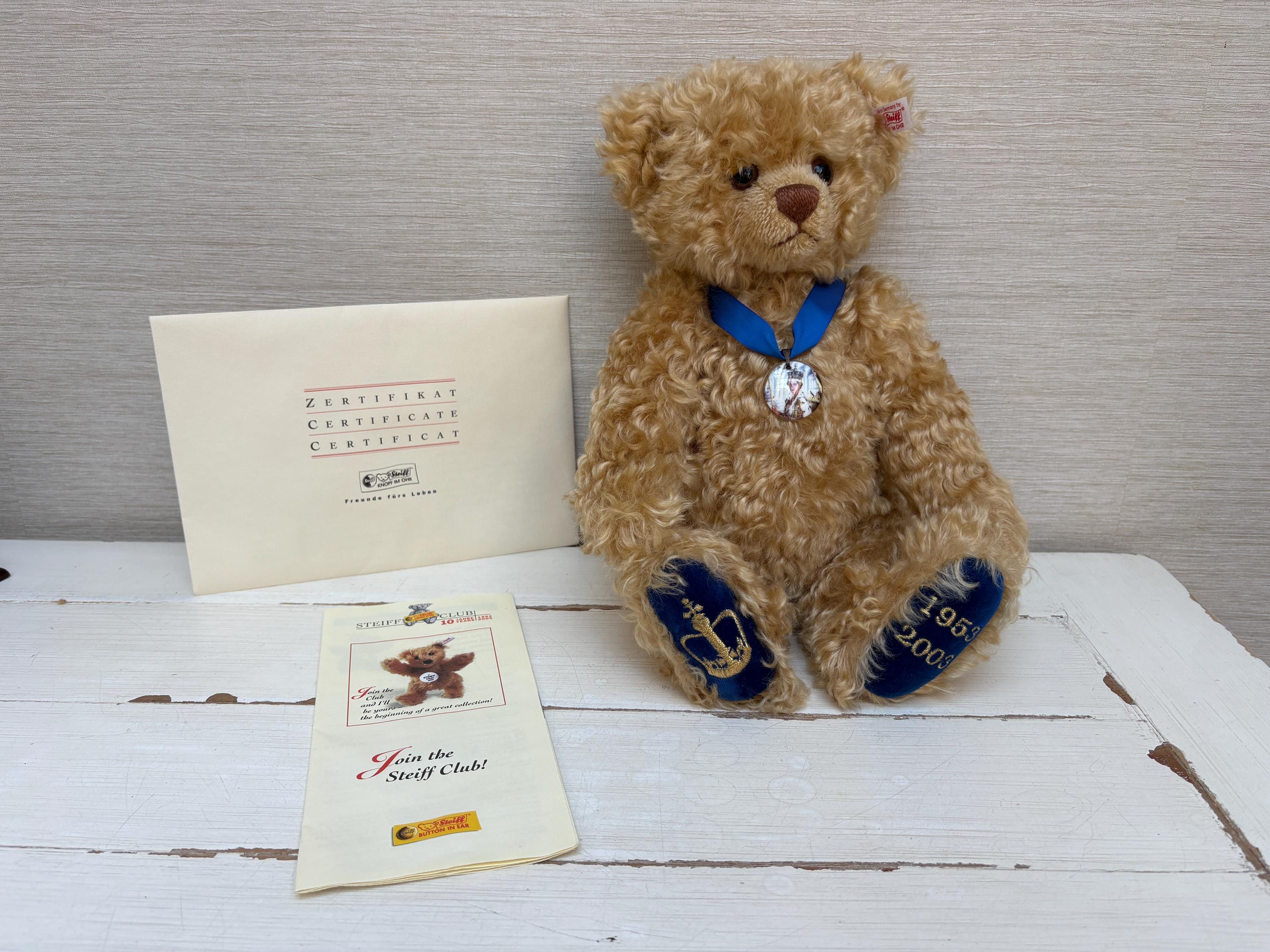 Steiff British Collector Teddy Bear - Etsy