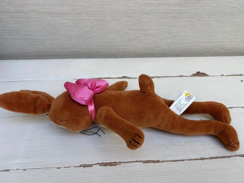 Vintage Cadbury World Bunny Rabbit Chocolate Caramel Plush Soft