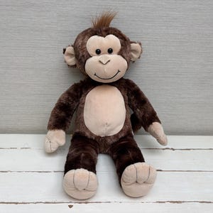 Bygg en björn brun apa schimpans mjukisdjur plysch 45 cm