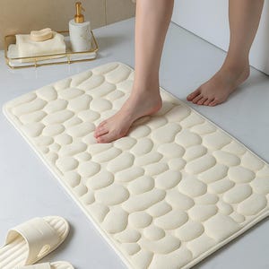 Pebbles Bath Mat | Padded Non-Slip & Absorbent Designs