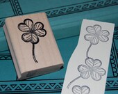Shamrock Wood Mounted Rubber Stamp 263
