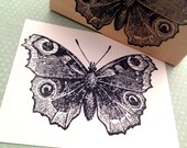 Peacock Butterfly Rubber Stamp by 100 Proof Press 3150
