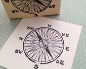 Basic Compass Rubber Stamp 1390