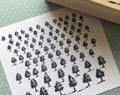 Tree Forest Rubber Stamp 5706
