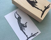 Dancer Wood Mounted Rubber Stamp 4987
