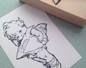 Big Kewpie Doll Mounted Rubber Stamp 6235
