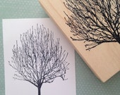 Bare Winter Tree Rubber Stamp, Journal Stamp, Nature Stamp 3265