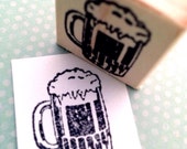 Small Frothy Mug Mounted Rubber Stamp 612