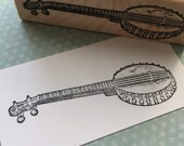 Banjo Rubber Stamp 1989