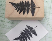 Fern Leaf Rubber Stamp 1765