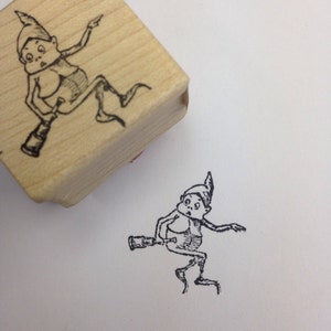 Brownie Elf con telescopio Timbro montato sul legno 1342