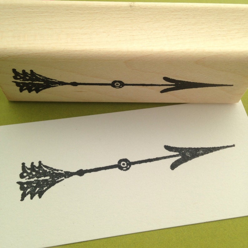 Arrow Rubber Stamp 6417 image 4