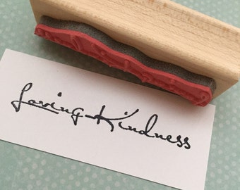 Loving-Kindness  Rubber Stamp