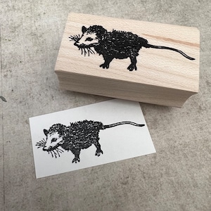 Süßer winziger Opossum Stempel 6821