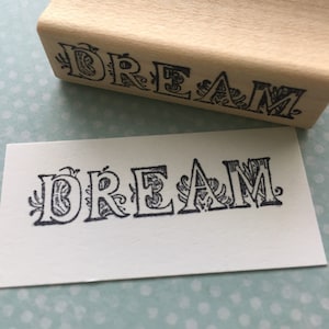 Dream Wood zamontowane gumowa pieczęć 5499