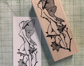 Luna Fairy Rubber Stamp