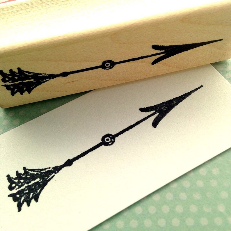 Arrow Rubber Stamp 6417 image 1