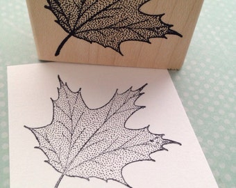 Maple Leaf Rubber Stamp 2966