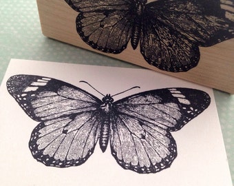 Monarch Butterfly Rubber Stamp for Planners, Journals, and DIY Crafts 1112 T