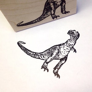 T Rex Dinosaur Wood Mounted Rubber Stamp 952