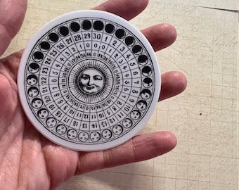 Sun Moon Phases Sticker