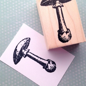 Tampon en caoutchouc sur bois pour champignon 5415