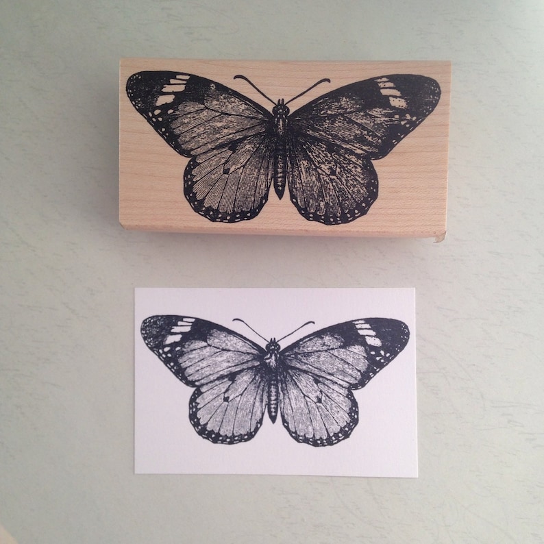 Monarch Butterfly Rubber Stamp for Planners, Journals, and DIY Crafts 1112 T image 4