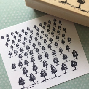 Forest, Tree, Nature Rubber Stamp 5706