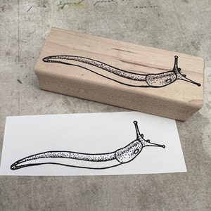 Große Bananenschnecke Holzstempel