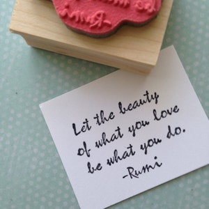 Rumi offerte liefde Rubberstempel 6520