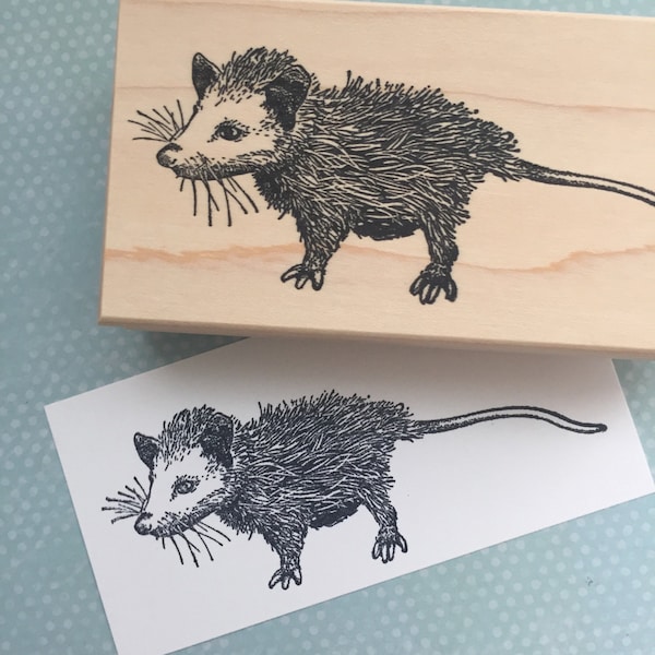 Sello de goma de zarigüeya linda 6628