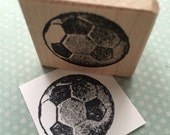 Soccer Ball Rubber Stamp914