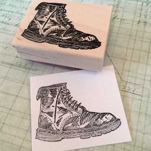 Boot Rubber Stamp