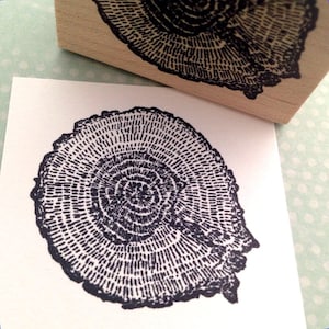 May include: Black and white illustration of a tree ring cross-section. The image shows the concentric rings of a tree trunk, representing years of growth.