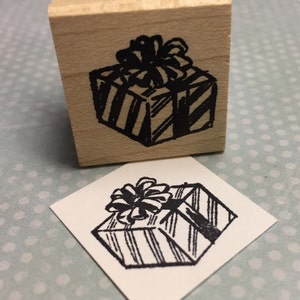 Sello de goma de regalo, regalo o paquete 1730