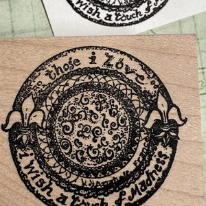 Diejenigen, die ich liebe Ich wünsche einen Hauch von Maddness Stempel Emblem