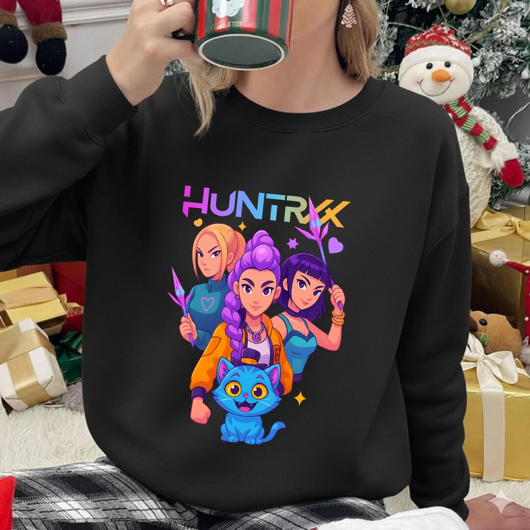 Buy Huntrix Kpop Demon Hunters Png Bundle, Kpop Idol Group Png Design ...