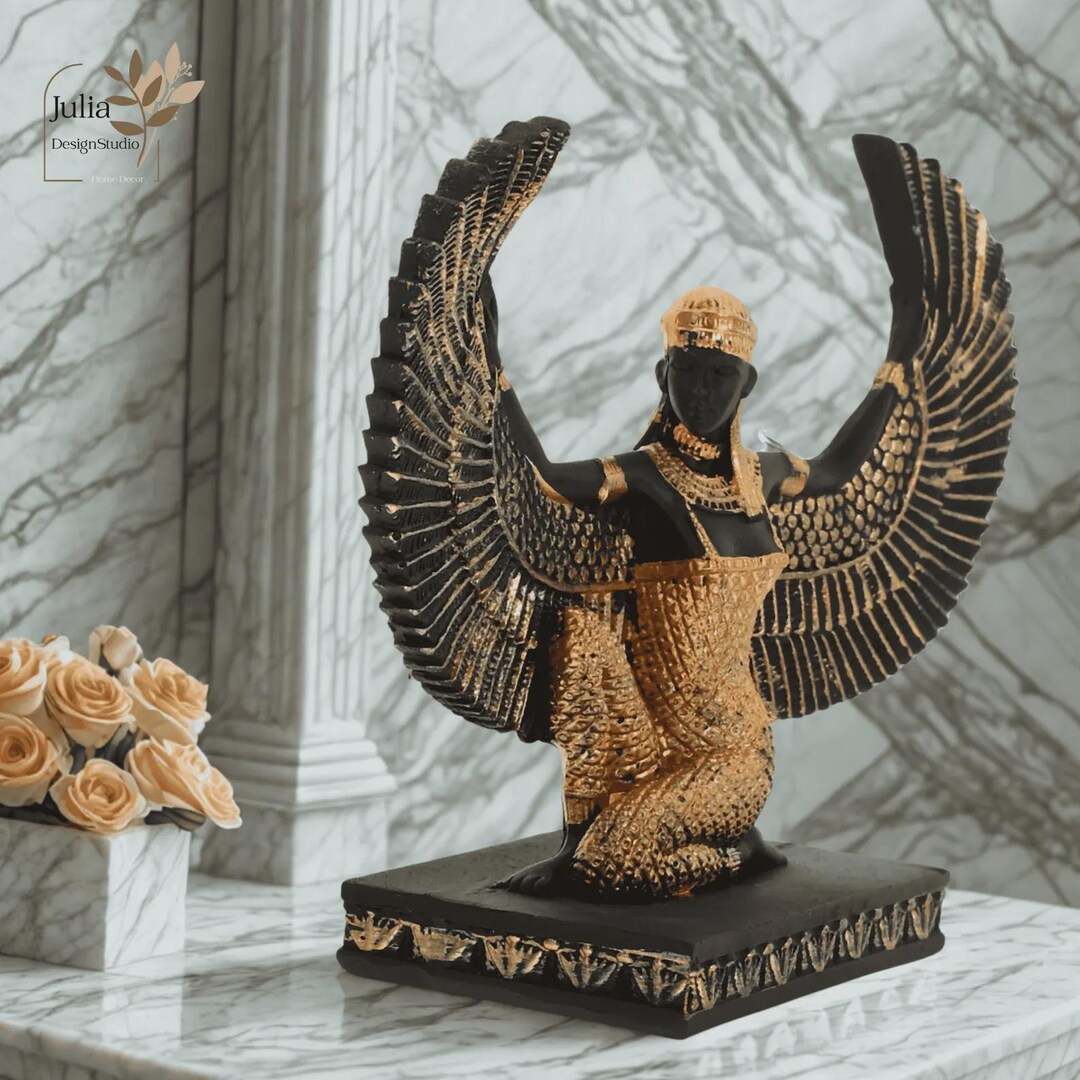Egyptian Goddess Wall Sculpture | Ancient Pharaoh Art Decor | Egyptian ...