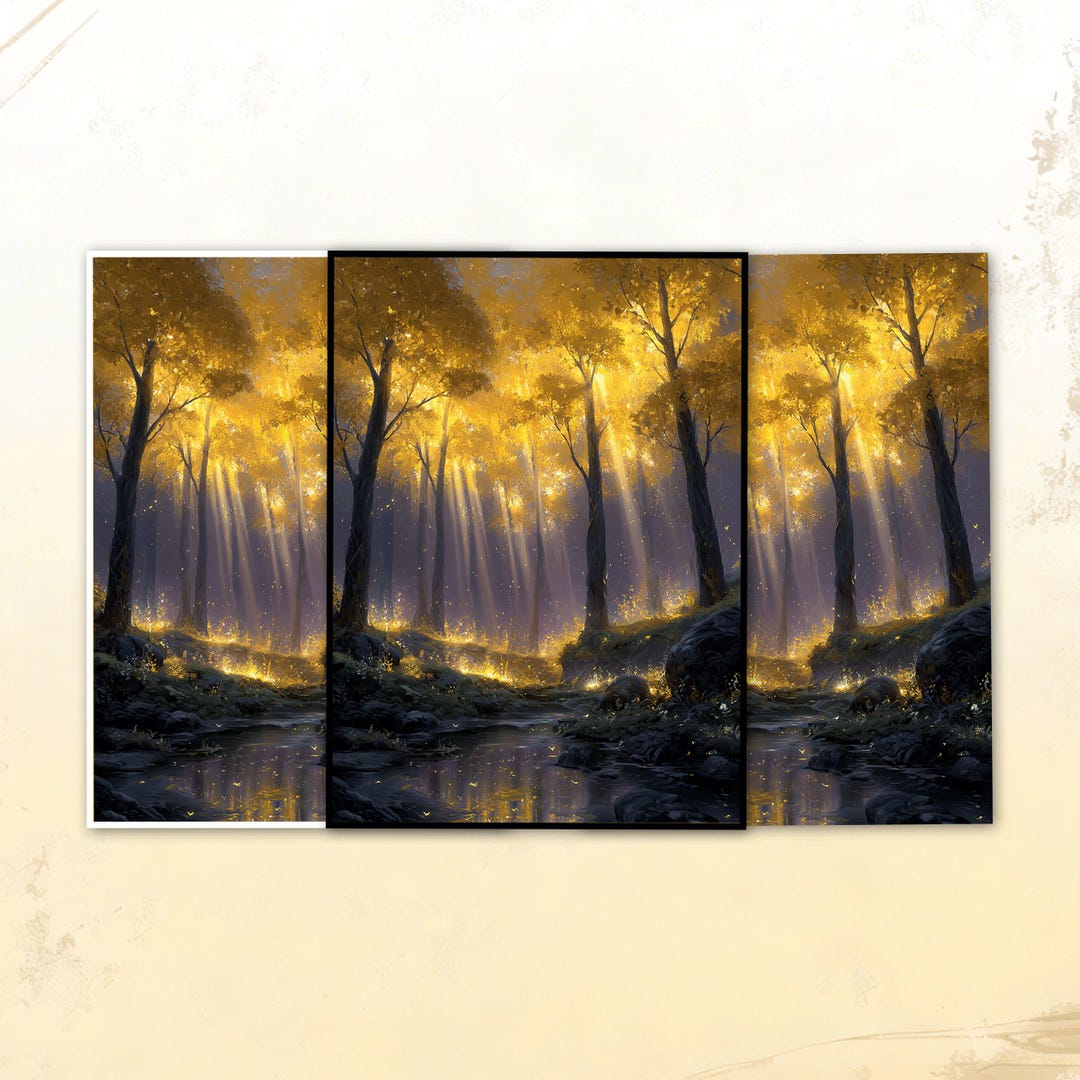 Lotr Frameborder LOTR Inspired MTG Card Sleeves, Lothlorien Theme Sleeves. Border ...