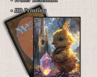 chocobo card sleeves MTG Card Sleeves: Chocobo TCG Card Sleeve Protectors, Top Quality Magic Sleeves, Card Game Sleeves, Commander Card Sleeves