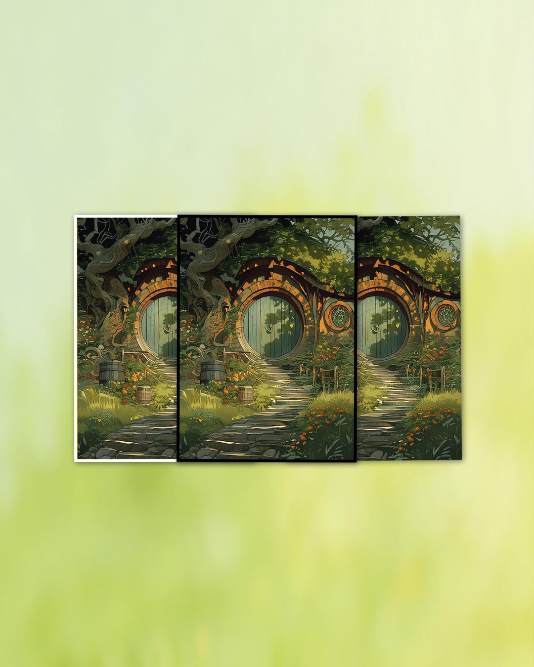 Lotr Frameborder LOTR Card Sleeves, the Hobbit Hole Theme MTG Sleeves. Border& Finishes ...