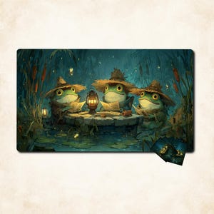 mtg cards with frogs in the art Omnibian Print not actual card. Mtg Bloomburrow Frog - Etsy