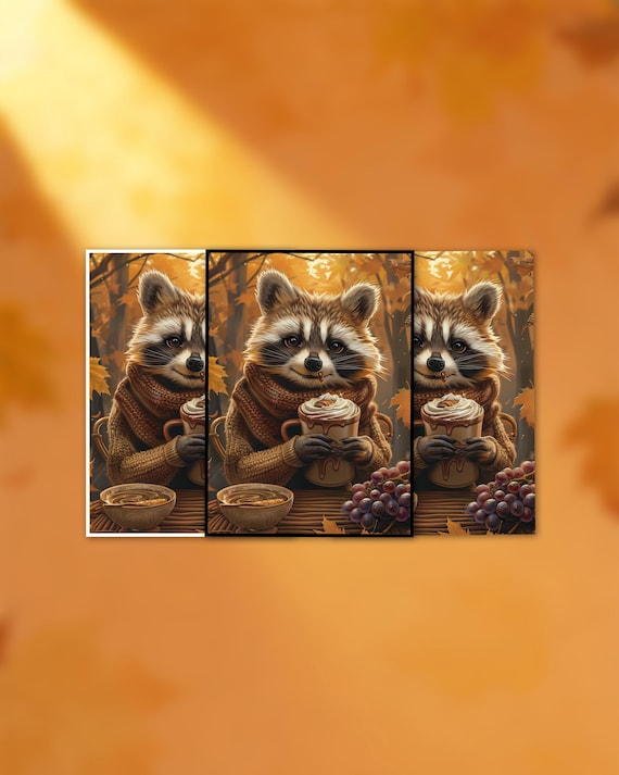 raccoon card sleeves MTG Sleeves, Cozy Fantasy Bloomburrow Sleeves. Border & Finishes Options, Standard Size 50 art sleeves + 1 clear sleeve per pack. Mtg Card Sleeves, Oil Painting