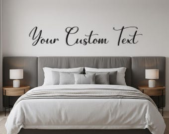 Letrero de madera personalizado con nombre: decoración de pared personalizada, nombre de boda
