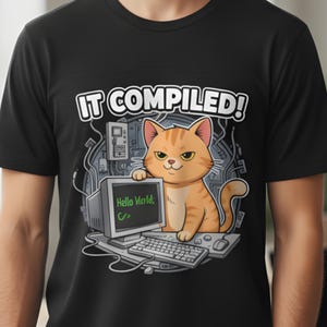 Grappig T-shirt met technische ondersteuning Herding Cats Humor T-shirt voor IT-helpdesk
